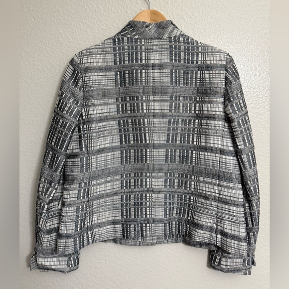 Lafayette 148 New York Metallic Padded Blazer - Picture 6 of 10